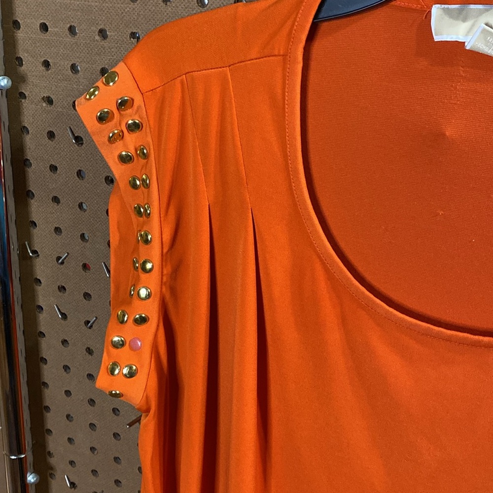 Michael Kors 1x orange top - Picture 2 of 3